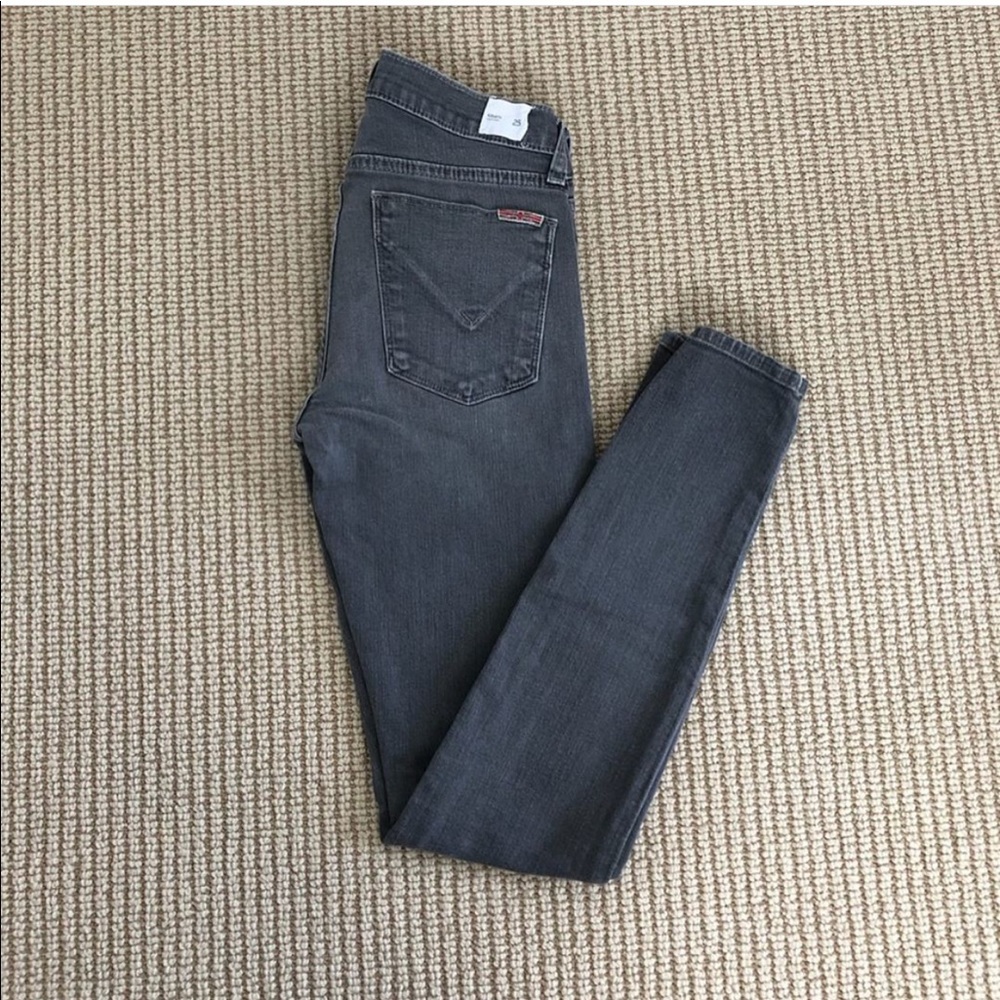 Hudson krista grey skinny jeans